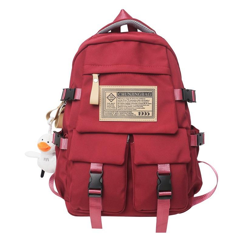 2025 new student schoolbag university female large capacity junior high school student schoolbag middle school student ins high quality backpack male