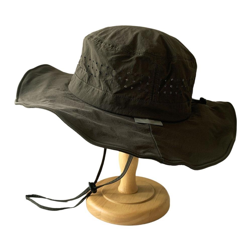 Quick Dry Bucket Hat Wide Brim Fishing Cap Versatile Sun Hat Summer зелёный