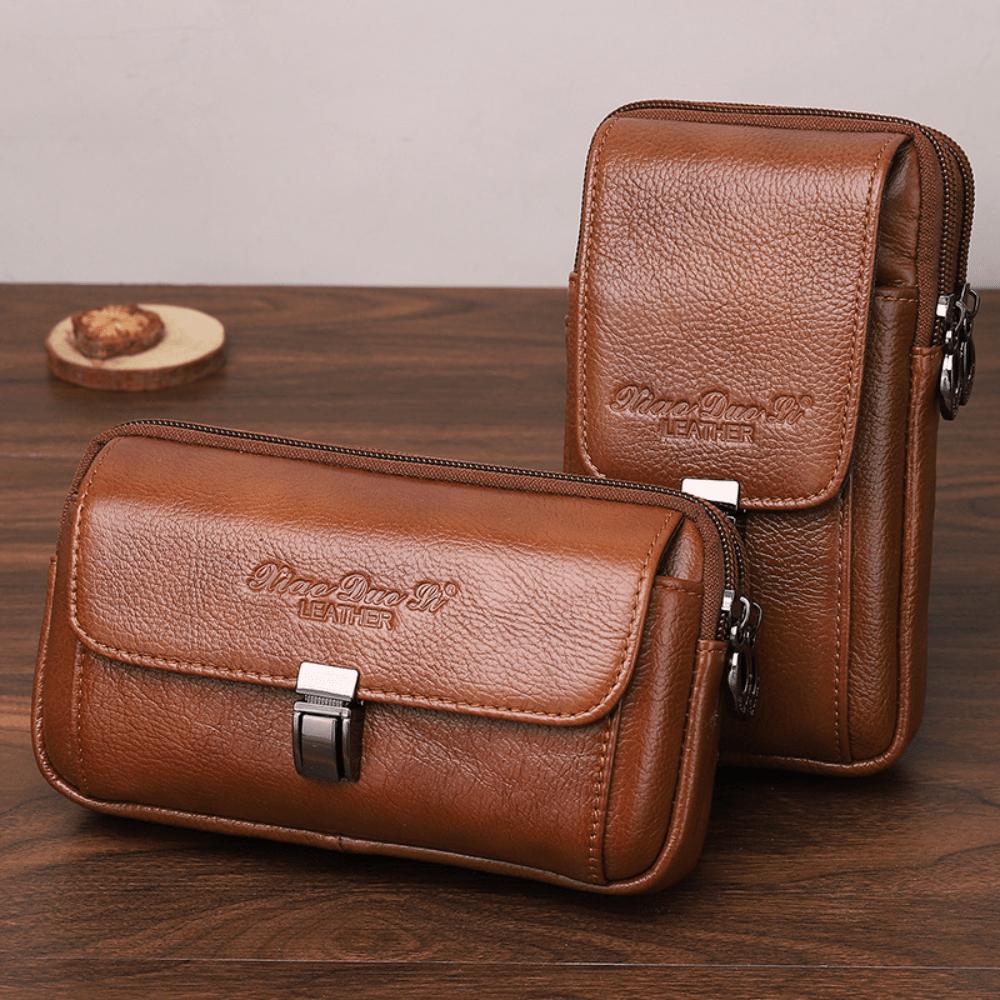 Men's Mobile Phone Fanny Pack, Mobile Phone Bag, Certificate, Small Fanny Pack.