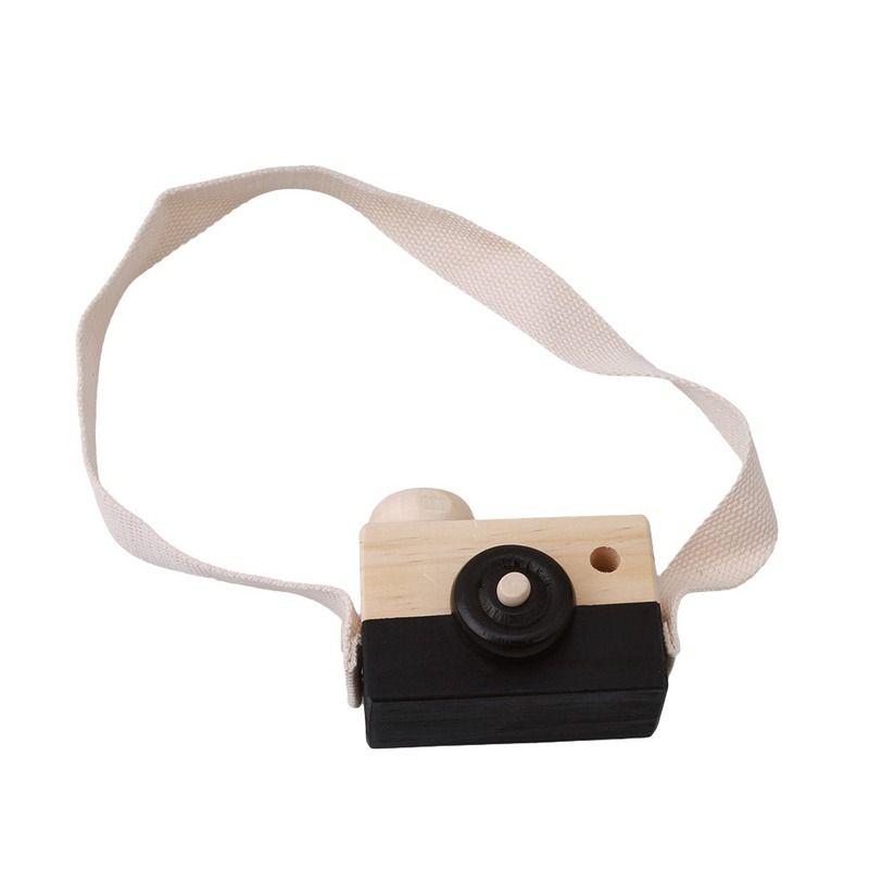 Wooden Camera Toy For Kids Unisex With Smooth Finish And Cotton Rope**