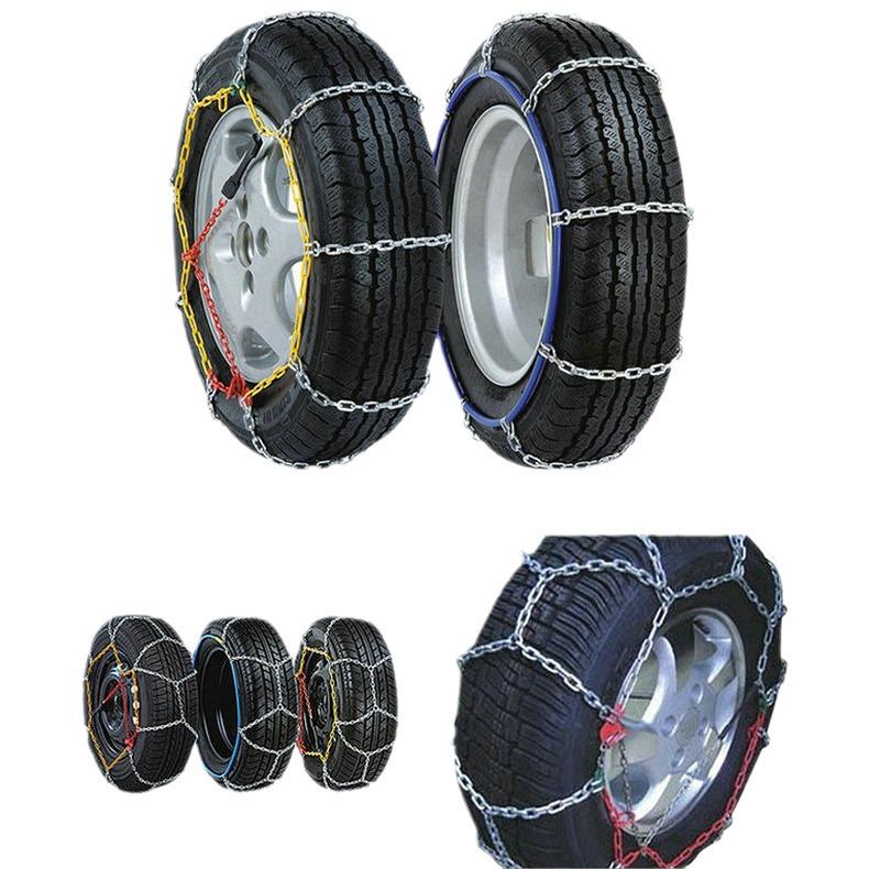 Winter Emergency Stainless Steel Anti-Skid Tire Chains for Cars, Trucks, and Vans