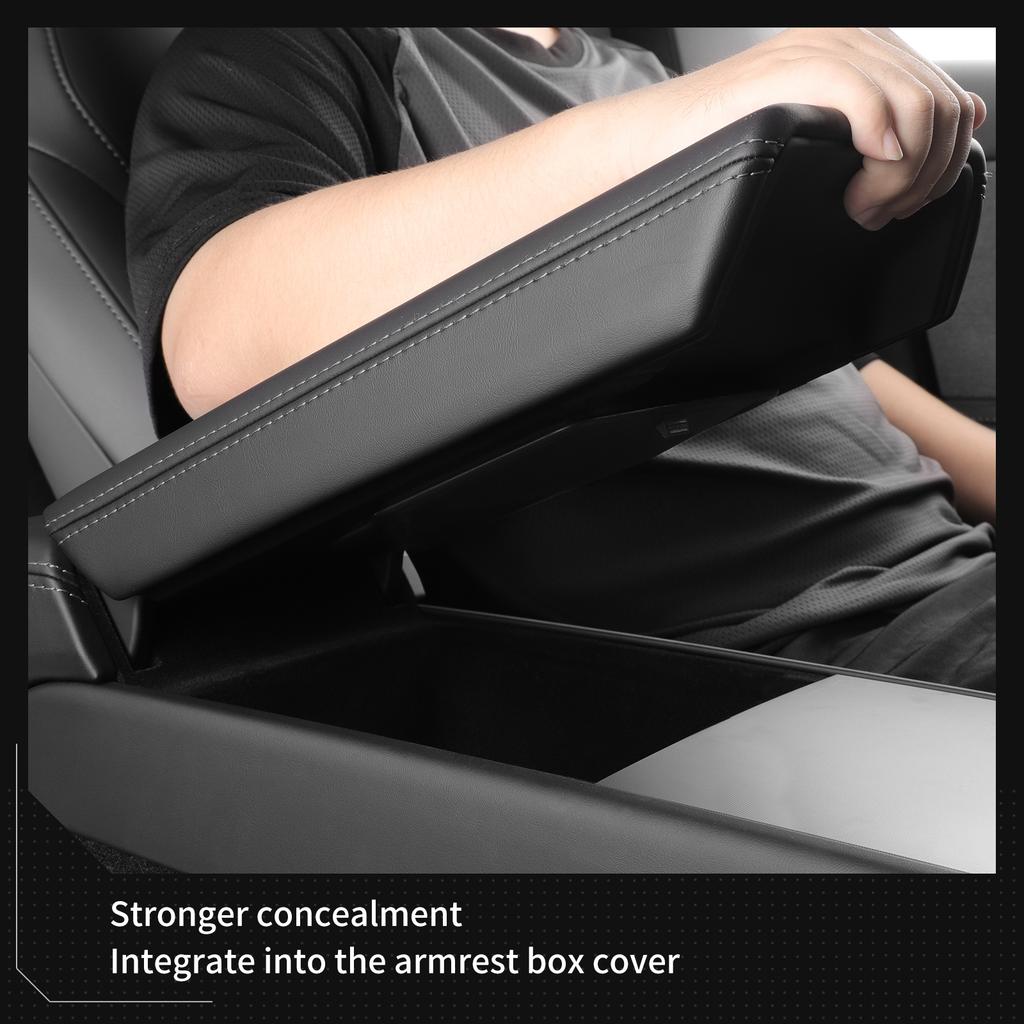 For Tesla Model Y Launch 2025 Juniper/Model 3 Highland Car Armrest Hidden Storage Box Organizer Accessories Tidying