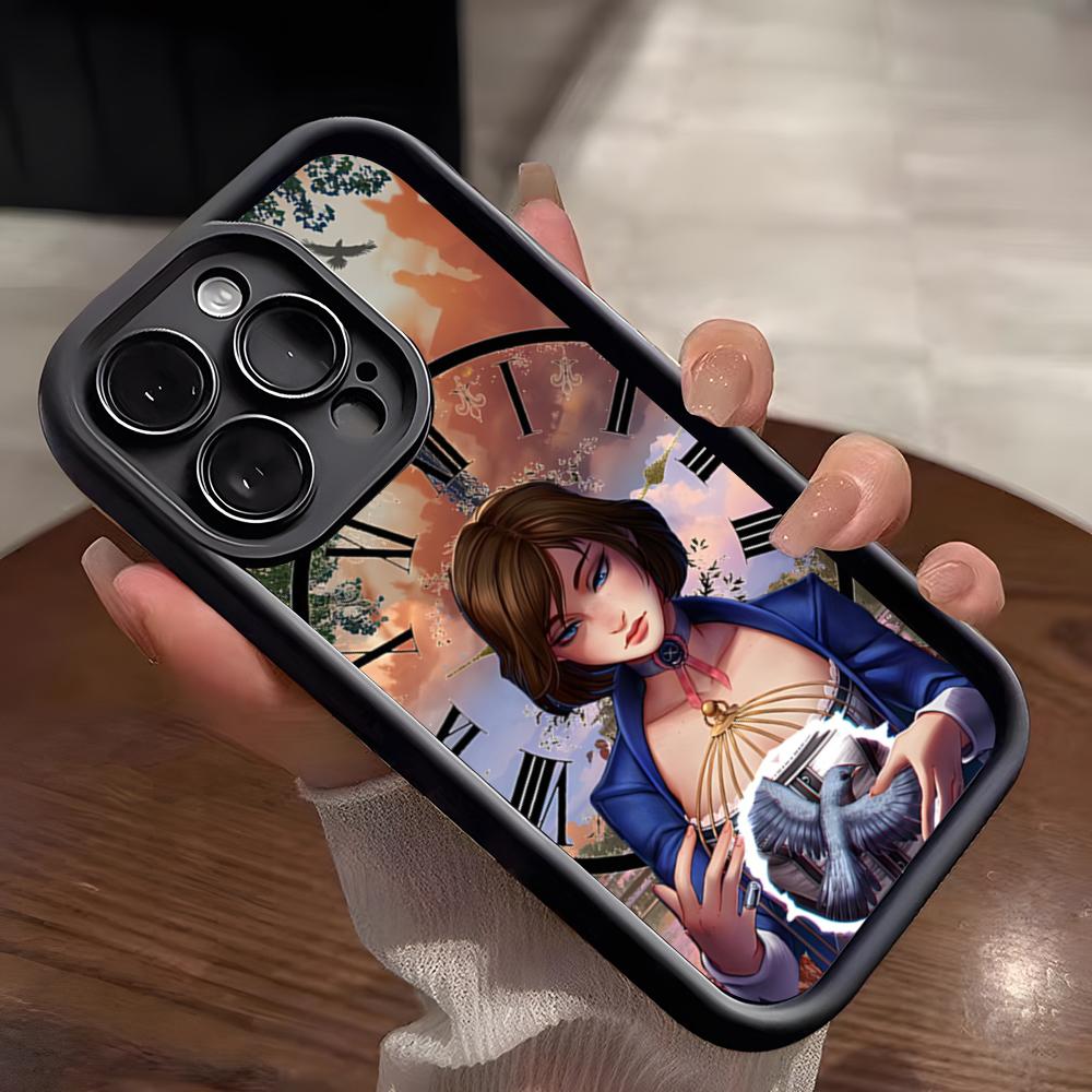 

Game B-BioShock Phone Case For IPhone 17 Pro Max 15 Pro 16 14 Plus 12 13 Mini 11 Pro Shockproof Soft Cover iPhone 11