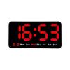Desktop Clock With LED Numbers And Dual Alarm For Office 7. Display Time