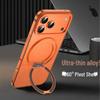 IM-CHEN Magsafe Alloy Frame Phone Case with Rotating Stand for iPhone 17 Pro/Pro Max