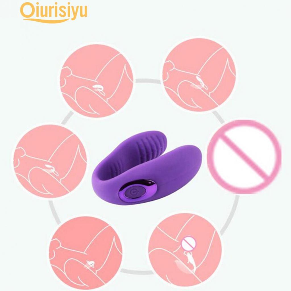 10rychlostní dobíjecí masážní přístroj na klitoris G-Spot ve tvaru U pro ženy