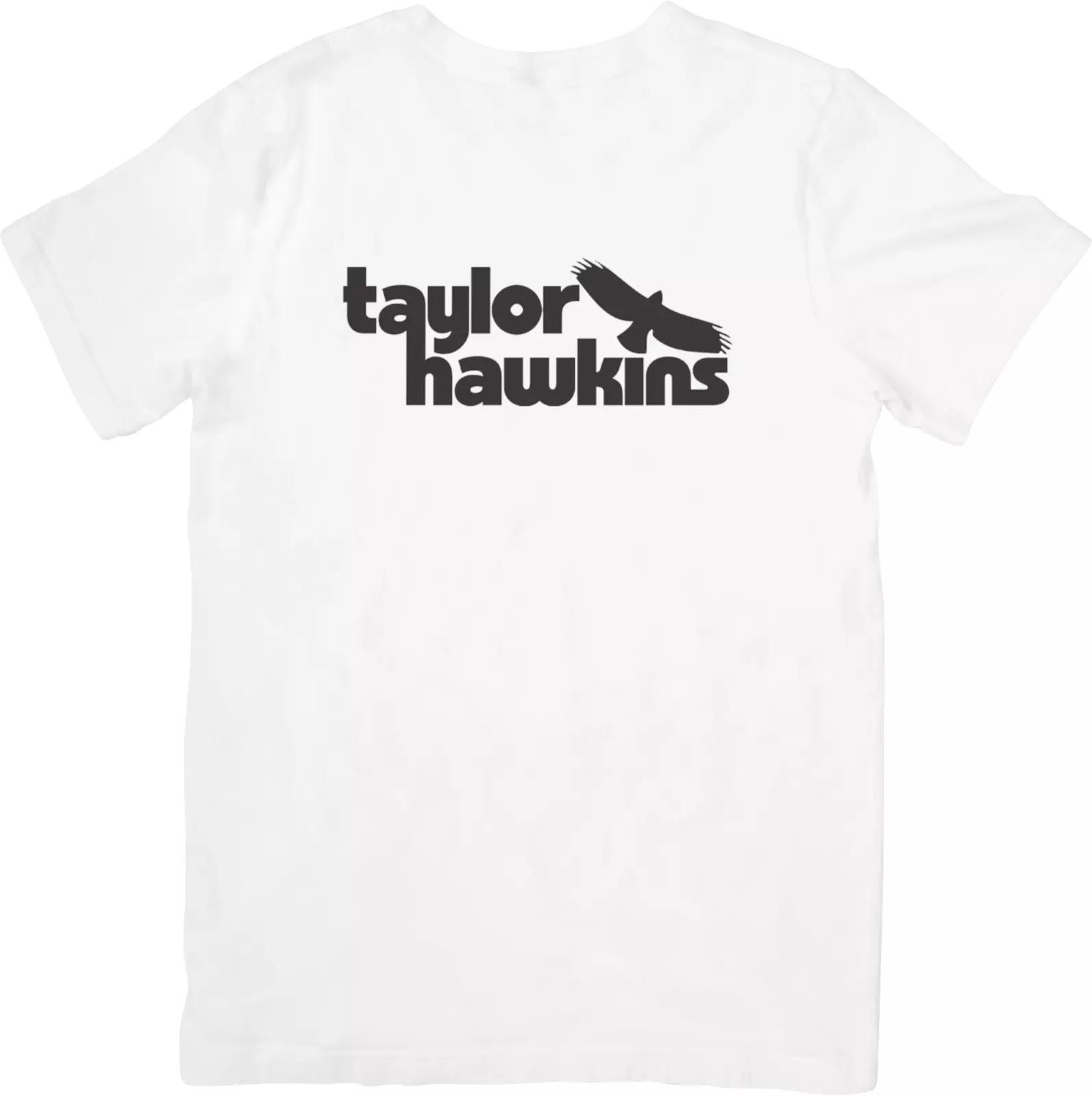 

Музыка Тейлора Хокинса Унисекс посадка подходит для мужчин и женщин Качественная хлопковая футболка L