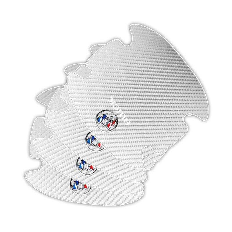 4PCS Car Door Handle Protection Sticker Emblem Car Decoration Styling For Buick Verano Velite Lesabre Riviera Avenir GL6 GL8 Envision Excelle