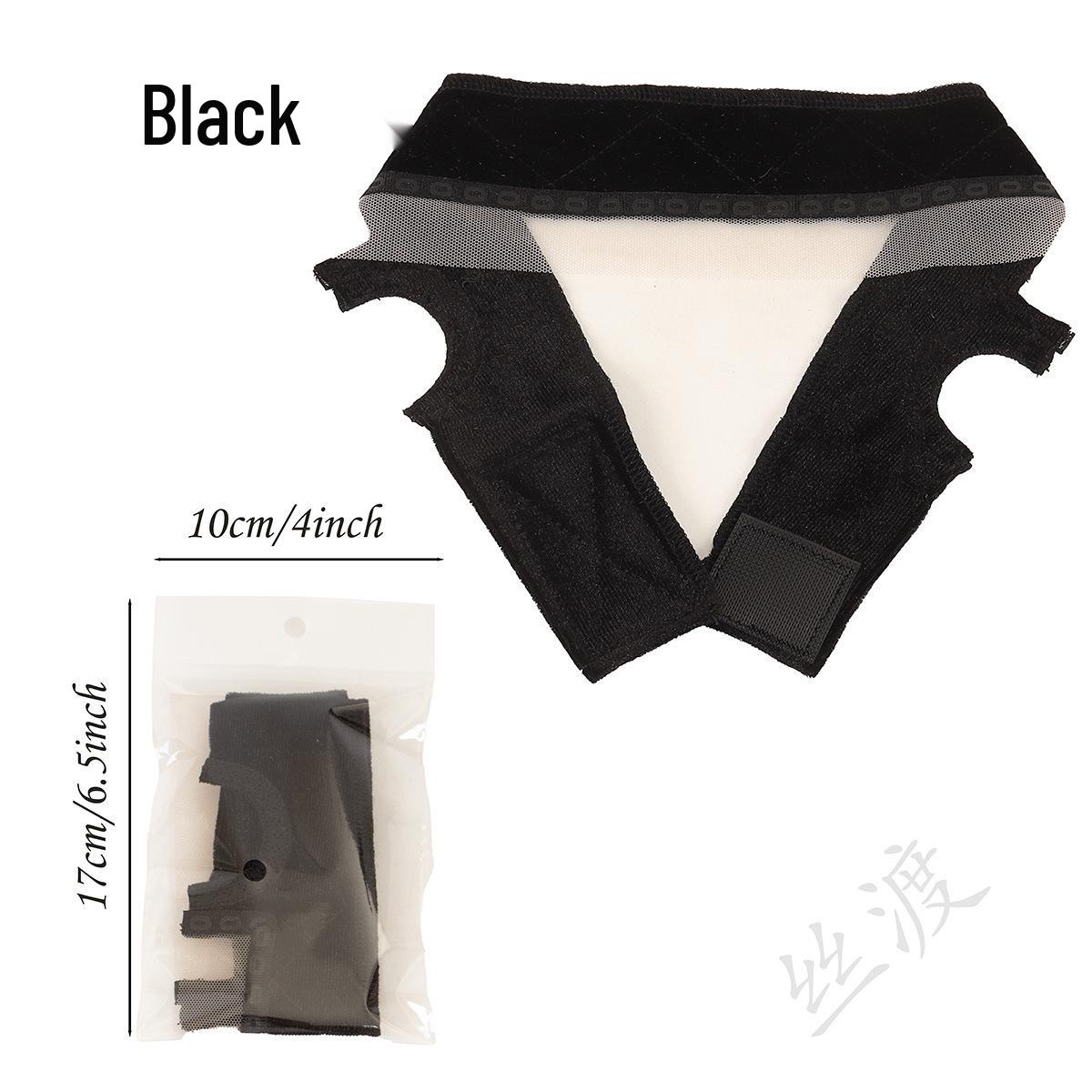 

Нескользящая бархатная кружевная повязка-захват для парика с регулируемым ремешком