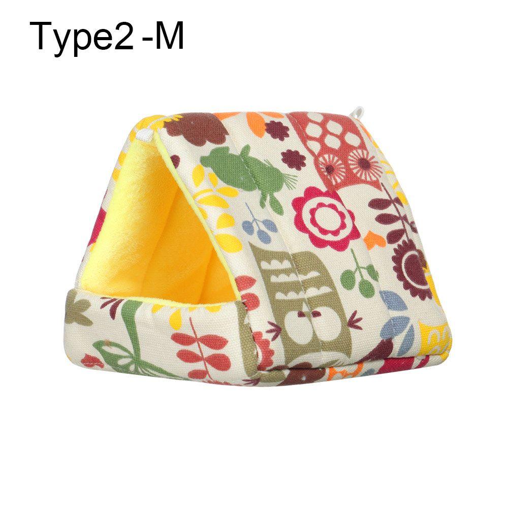 Cute Comfortable Winter Small Animal Sleeping Bed Guinea Pig Nest Warm Mat Hamster House