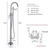 Huimaiyuan Floor-Standing Bathtub Faucet