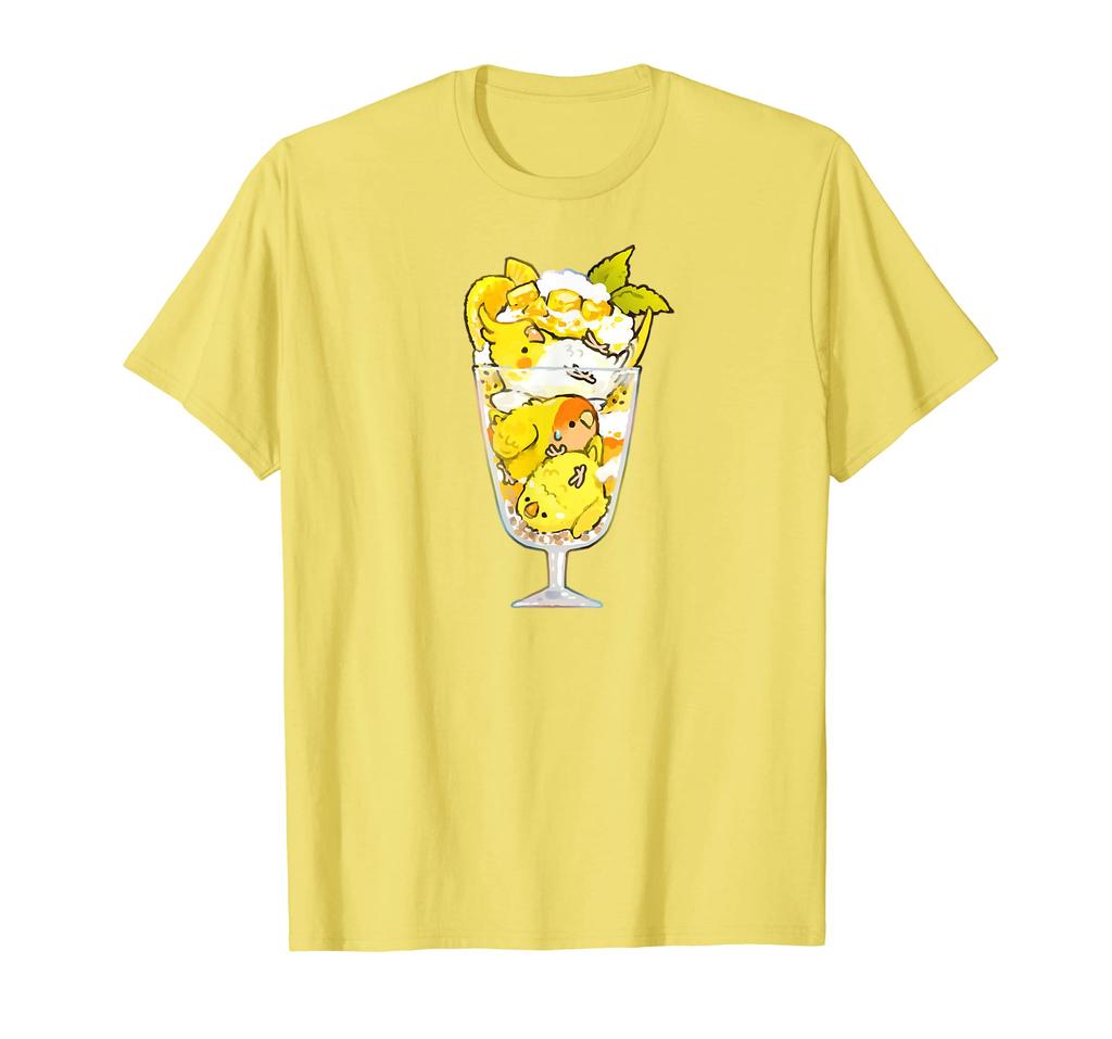 Bird Parfait Cockatiel Love Bird Baggy (Yellow) T-shirt