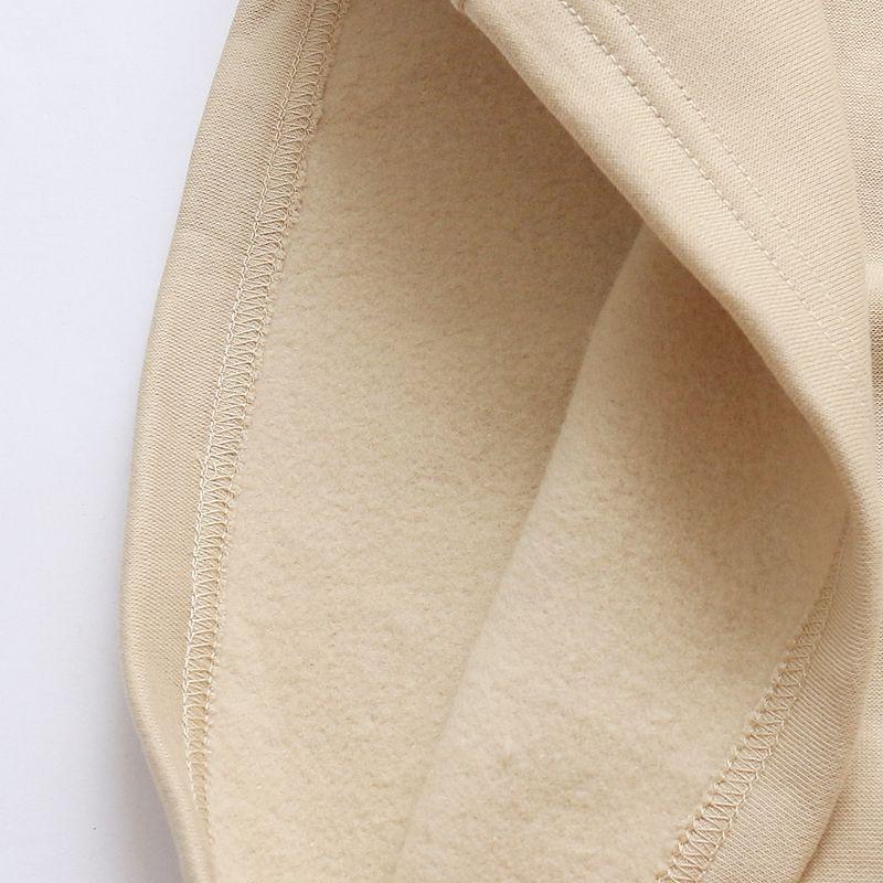 Wide-Leg Casual Fleece-Lined Sweatpants Autumn New Foreign Trade Women Simple and Versatile Elastic Waist Cotton Blended Trousers 32147