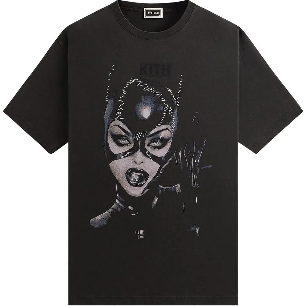 Kith x Batman Selina Kyle Vintage Tee Black Men Tops KHM032751-001