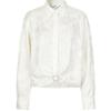 JUZUI Women's Textured Jacquard Polo Shirt
