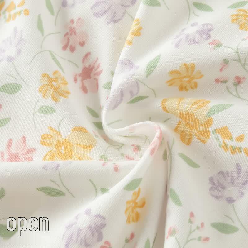 DAVE & BELLA Baby Girl Flower Print Knit Romper