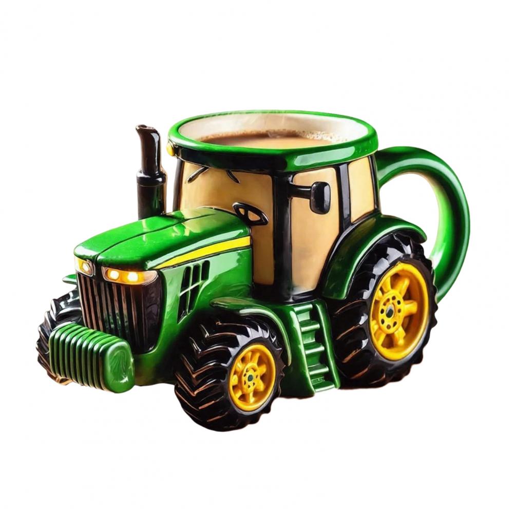 LKW Kaffeetasse LKW-förmige Kaffeetasse Handgefertigte Traktor Kaffeetasse 11 Unzen Sattelschlepper-förmige Tasse Vintage Bauernhof für LKW