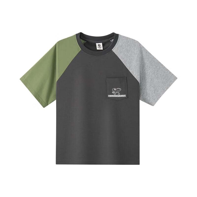 Zuoxi Boys' Summer Cotton-Feel Short-Sleeve T-Shirt