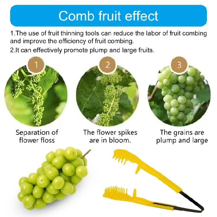 Grape Bud Thinning Clip Pruning Tool for Vineyards Management Lightweight Plastic Grape Cluster Trimmer for Gardening