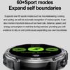 Rainbuvvy HK08 Android Smartwatch 1.43inch AMOLED Full Screen Touch 466x466 BT5.3 Bluetooth Call NFC IP68 GPS Heart Rate 530mAh Outdoor Sports Watch