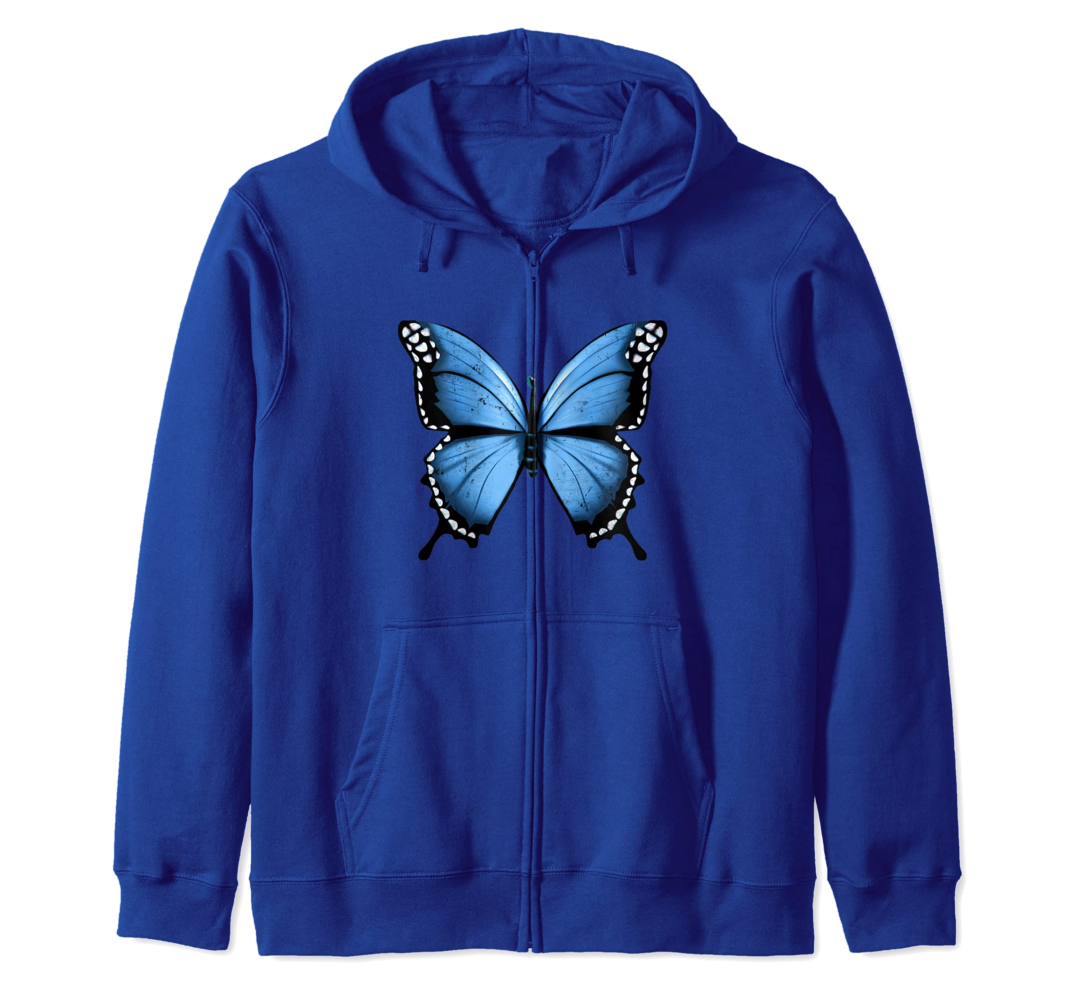 

Butterfly Design Nature Butterfly Insect Lover Gift Zip Hoodie синій