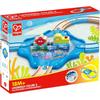 Hape Ocean Rolling 8 Figure Rail Set E3827 with colorful design, durable construction, and engaging play features