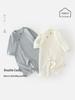 Baby Pure Cotton Long Sleeve Air Conditioning Pajamas - Soft, Skin-Friendly, Breathable, Four Seasons Bodysuit