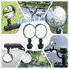 Bicycle Rearview Mirror Bar End Mirror Bicycle Oval Shape 2