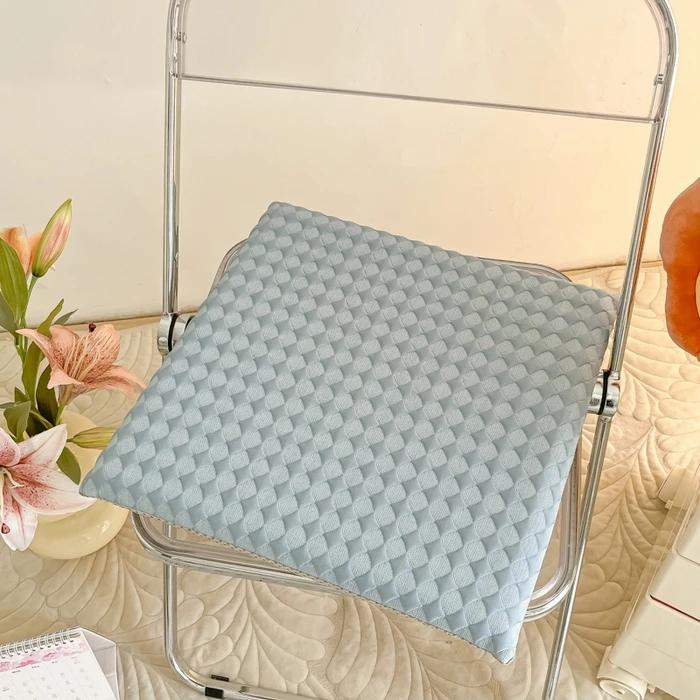 2025 New Summer Ice Doudou Seat Cushion Chair Cushion Cool and Comfortable Skin-friendly Breathable Living Room Dining Room