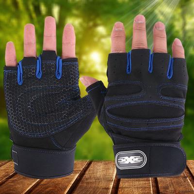 Fitness Gloves for Men and Women Breathable Extended Wrist Guards Weight Lifting and Wiping Special Outdoor Sports Half Finger Riding Gloves