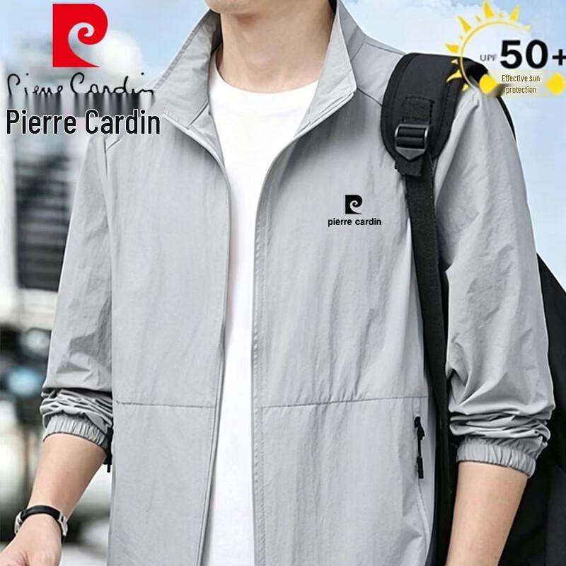 Pierre Cardin Men s Summer Lightweight Sun Protection Jacket 4XL