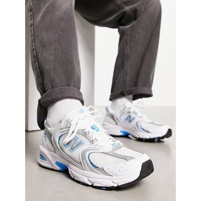 

Бело-синие кроссовки New Balance 530