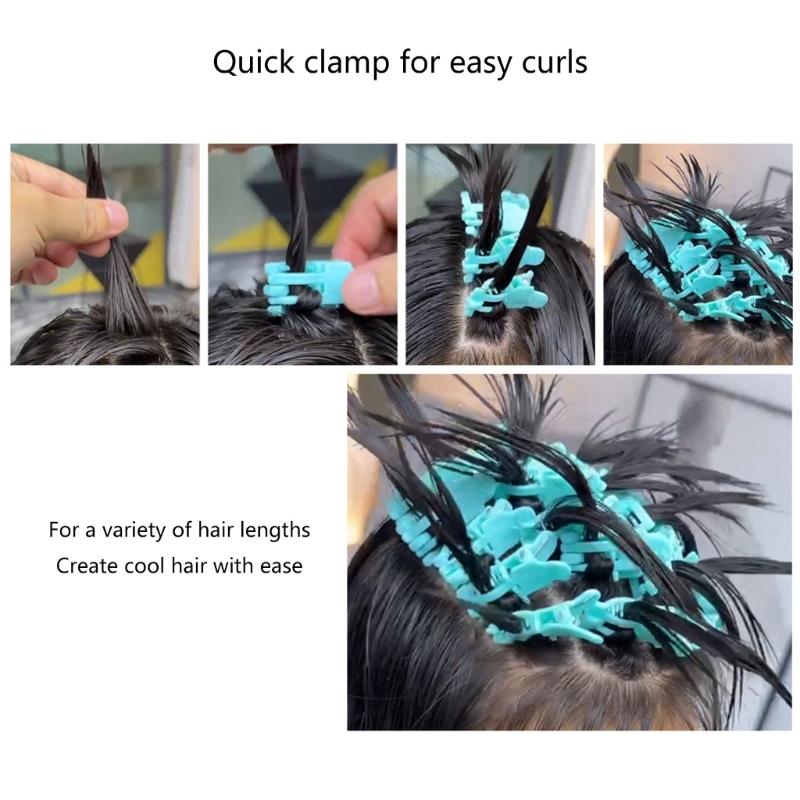 Portable Hair Voluming Clip Men's Perm Clips Hair Styling Tools Hair Perm Insulation Clips 25Pcs Volumizing Hair Clips