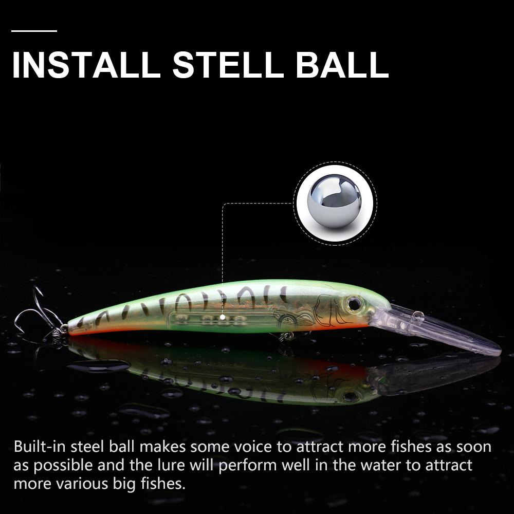 Trolling Minnow Fishing Lures 160mm 22g Deep Diving Jerkbait Artificial Hard Bait Floating Wobblers for Pike Saltwater