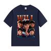 American Tv Series Will Byers Graphic T Shirt Men's Fashion Cotton Short Sleeve T-Shirts Vintage O-Neck Oversized T-shirt