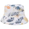 Versatile Style Hat Leaf Pattern Womens Sunshade Hatscaps Fishermans