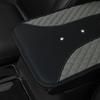 1 Car Armrest Cushion with Artificial Diamond Blingbling Artificial Sheepskin Embroidery Waterproof Comfort Auto Control Cushion