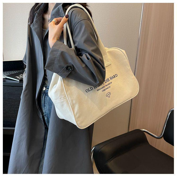 Women's Large Capacity Canvas Travel Bag - Versatile, Lightweight, Handheld Luggage