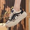 Little white shoes with skirts, thick-soled and versatile 2025 new foreign-style casual shoes, muffin and inner height-increasing sports shoes