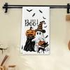 1pc Boo Halloween Kitchen Towels Dish Tea Towels Kitchen Decor Halloween Decoration Cotton Gift for Mom Women Kitchen Supplies