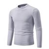 Autumn Mens Knitwear Thin Basic Elastic Slim Fit Inner Layer Thin Sweater Solid Color Casual Warm Slim High Quality Pullovers