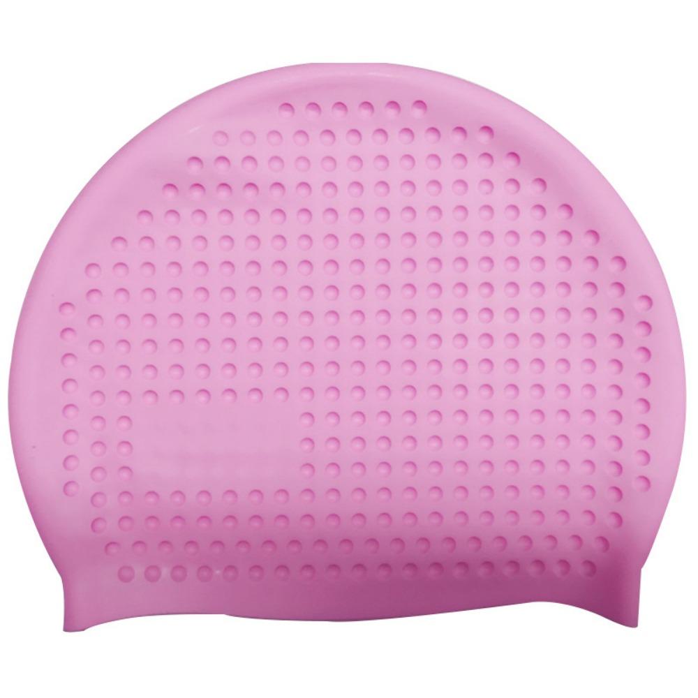 Non-Slip Silicone Swim Cap Elastic Wrinkle Free Snorkeling Cap Durable Long Hair Protection Waterproof Bathing Cap Swim Training