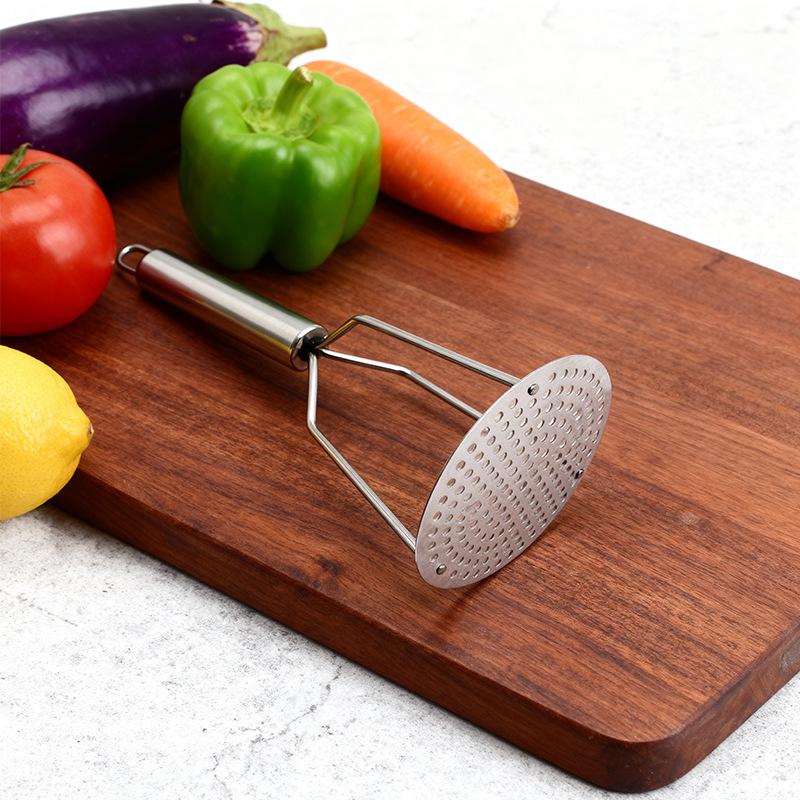 1Pc Stainless Steel Potato Masher Press Food Mashing Tool for Mashed Potatoes Vegetables Household Kitchen Cooking Gadget 4