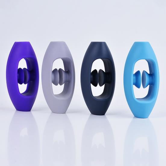 Hand Grip Strengthener with Suction Cup Stress Relief Finger Exerciser Hand Muscle Strengthening Trainer Silicone Ring Toy