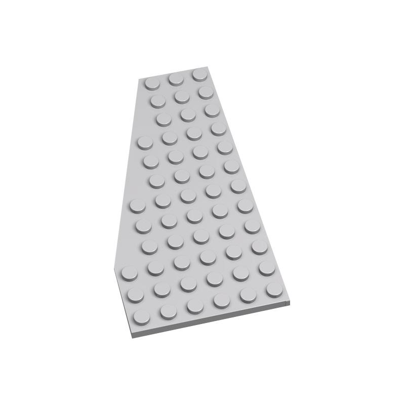 

1 Pcs Buildings Blocks 30355 Wedge, Plate 12 x 6 Left Collections Bulk Modular GBC Toy For High-Tech MOC Set світло-сірого кольору