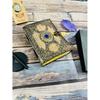 Triple Moon Goddess Grimoire Journal Spell Book Embossed Journal Rustic Pages Size 7x5 Brass C Clasp Lock with 240 Paper Gifts for Him