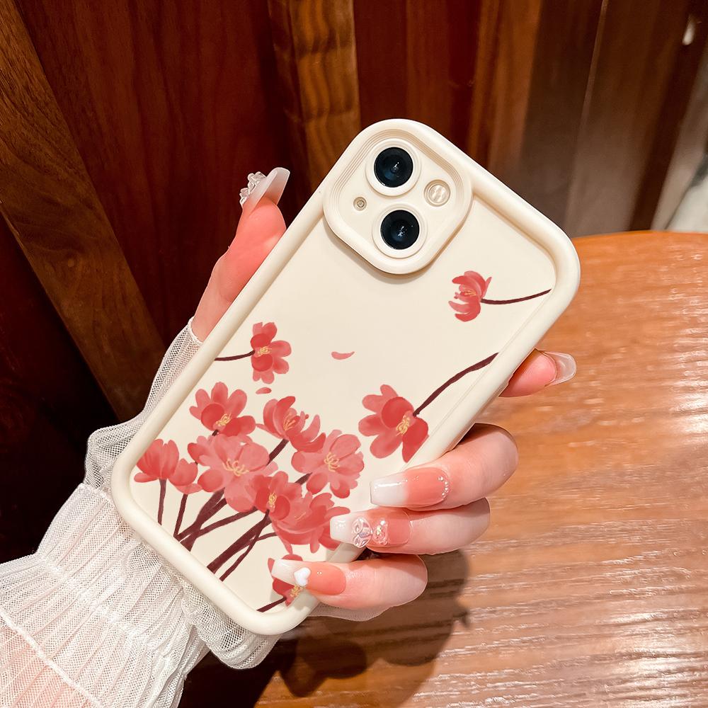 Soft Silicone Square Ladder Printing Pattern Phone Casing Full Cover Camera Shockproof Protection Rubber Case for Samsung