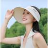 Women Outdoor Summer Visor Hat UV Resistant Large Brim Adjustable Foldable Sun Proof Tennis Cap Golf Hats