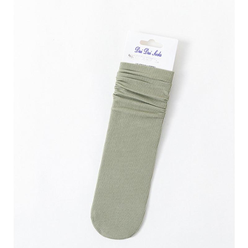 Jk Japanese Zhuji Socks Female Summer Thin Ice Silk Cool Breathable Boneless Ice Ice Socks In The Tube Month Pile Socks