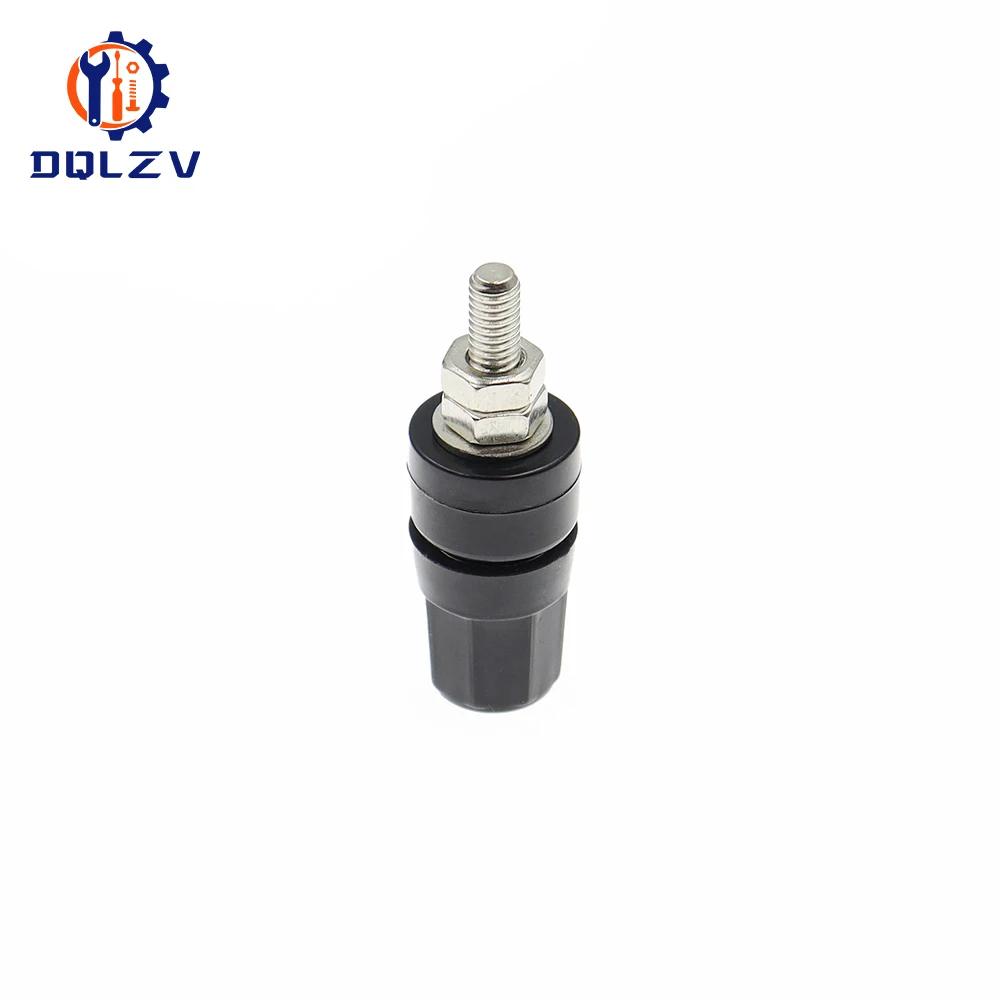 

M4X36 Pure Copper Terminal 4MM Banana Jack Socket 20A Binding Post Banana Plug Connector 1PCS чёрный